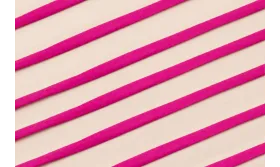 Cinta de seda Natural cosida 4mm Fuxia / Hilos y Cordones, Hilo de seda