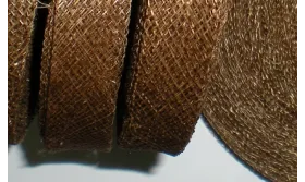 Cinta sinamay 2cms Marrón claro / Complementos de Pelo