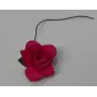 Flor Papel 2cms diámetro Fuxia / Complementos de Pelo