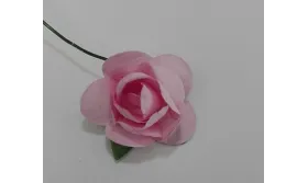 Flor Papel 2cms diámetro Rosa / Complementos de Pelo