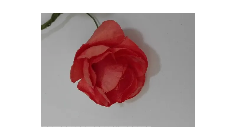 Flor Papel 3cms diámetro Coral / Complementos de Pelo