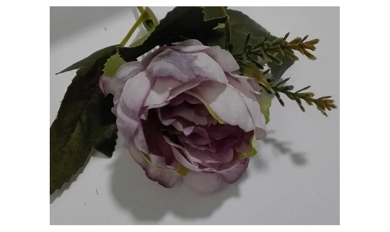 Flor tupida 5cms diámetro Malva / Complementos de Pelo