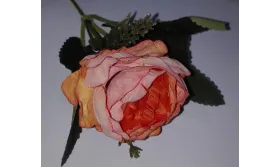 Flor tupida 5cms diámetro Naranja / Complementos de Pelo