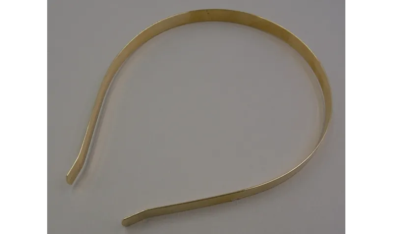 Diadema de 9mm de ancho Dorada