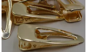 Pinza Pelo 60*40mm Dorada / Complementos de Pelo