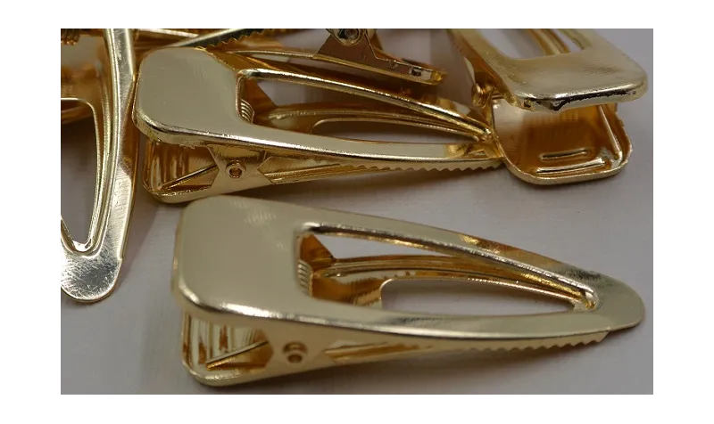 Pinza Pelo 60*40mm Dorada / Complementos de Pelo