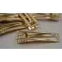 Pinza Pelo Rectangular  60*17mm Dorada / Complementos de Pelo