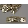 Horquilla Clip Rectangular  63*18mm Dorada / Complementos de Pelo