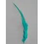 Pluma teñida Turquesa 100-130mm / Cuentas y Plumas