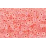 10 gramos Abalorio Rosa Fluor trans 3mm / Abalorio pulseras y Collares