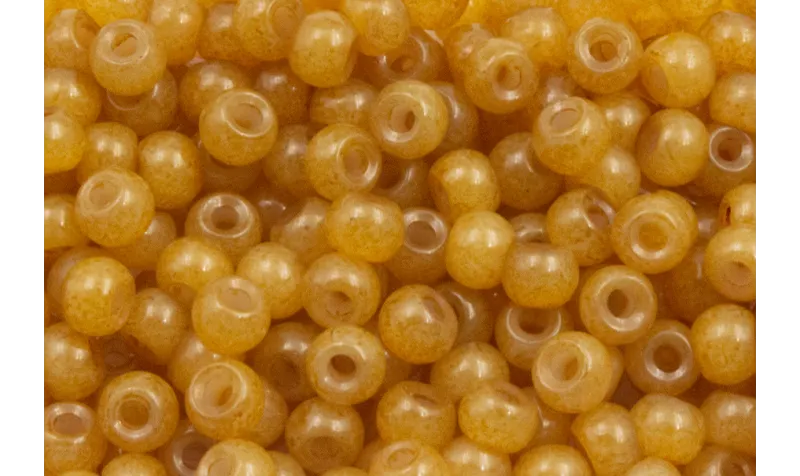 10 gramos Abalorio caramelo 4mm