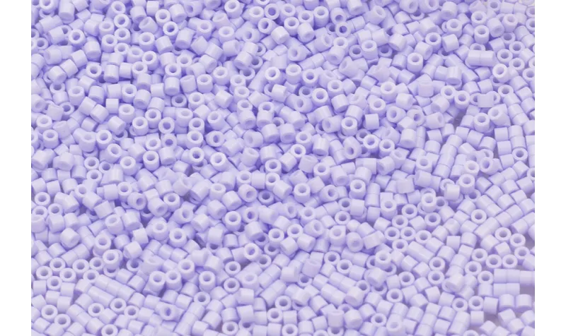 10 gramos de Abalorio cristal 2mm Microtubo Lila / Abalorio pulseras y Collares