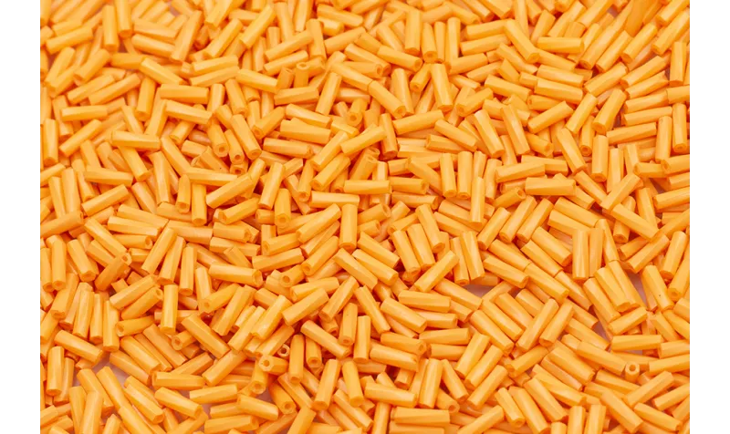 10 gramos de canutillo cristal 5mm Naranja / Abalorio pulseras y Collares
