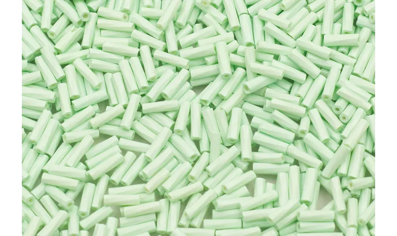 10 gramos de canutillo cristal 5mm Verde  Turquesa / Abalorio pulseras y Collares