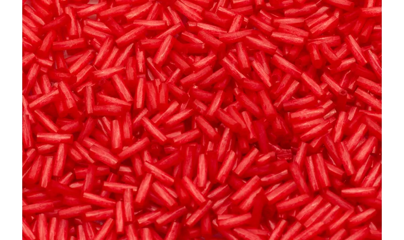 10 gramos de canutillo cristal 5m Rojo / Abalorio pulseras y Collares