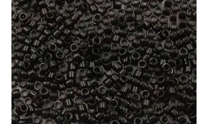 bolsa 8 grs Miyuki Delica Negro DB010 / Delicas de 
