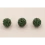 Bola abalorio 11mm Verde / Abalorio pulseras y Collares