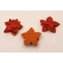 Flor Montada de 40mm diametro Coral / Abalorio pulseras y Collares
