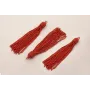 Fleco de Abalorio de 120mm  Coral / Abalorio pulseras y Collares