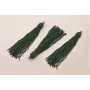 Fleco de Abalorio de 120mm  Verde / Abalorio pulseras y Collares