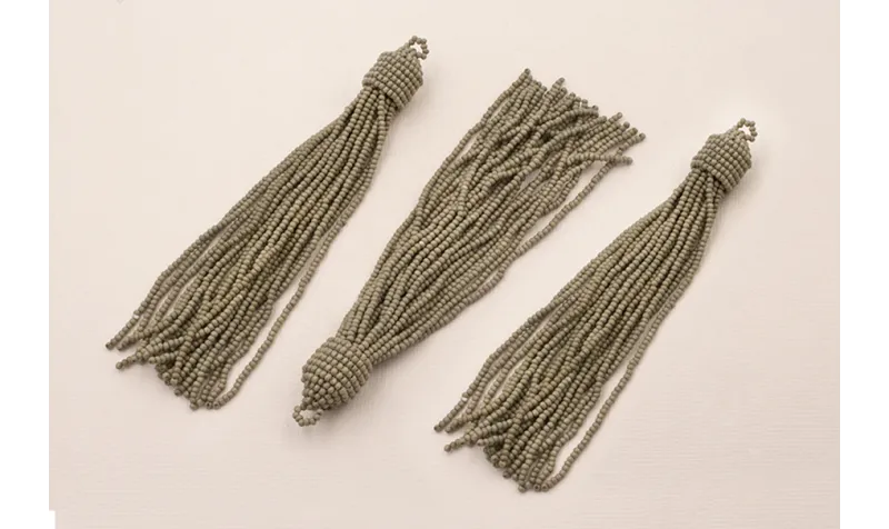 Fleco de Abalorio de 120mm  Vison / Abalorio pulseras y Collares