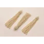 Fleco de Abalorio de 120mm Crema / Abalorio pulseras y Collares