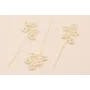 Rama de 5 aros de abalorio Perla de 3mm / Abalorio pulseras y Collares