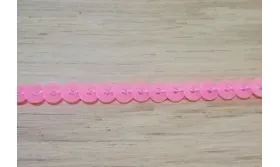 Tira de lentejuelas de 4mm Fuxia / Cuentas y Lentejuelas