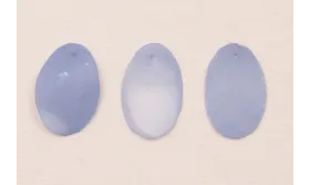 Lentejuela Ovalo 26*16mm Azul / Cuentas y Lentejuelas