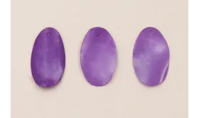 Lentejuela Ovalo 26*16mm Morado / Cuentas y Lentejuelas