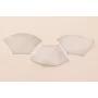 Lentejuela Cuña Morada 55*32mm Gris Trans Textura / Cuentas y Lentejuelas