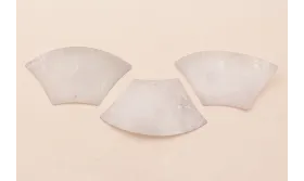 Lentejuela Cuña Morada 55*32mm Gris Trans Textura / Cuentas y Lentejuelas