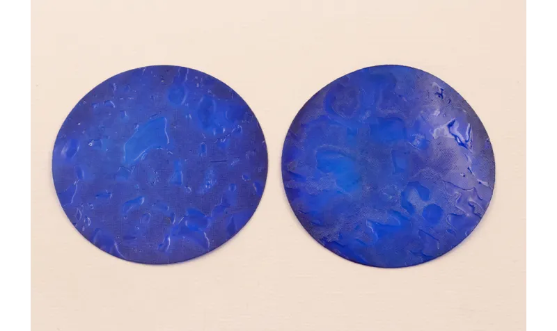 Lentejuela Disco de 60mm Azul Añil Transp Texrura