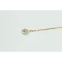 Pulsera sencilla de cadena con discos intercalados