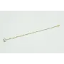 Pulsera sencilla de cadena con chapitas colgantes 