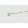 Pulsera sencilla de cadena con chapitas colgantes 