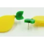 Pendientes con forma de limón en metacrilato amari