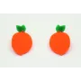 Pendientes con forma de naranja en metacrilato nar