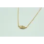 Solitario ojo turco con brillos de cristal en lató