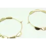 Pendientes aro grande 45mm con mini terminales.