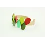 Pulsera rigida con esmaltes mates en color pistach