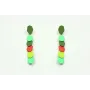 Pendientes tira de esmaltes mates en colores pista