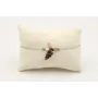 Pulsera hilo macrame dorado con caracola moteada y