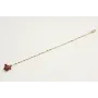 Pulsera cadena listones rematada con burruño de fa