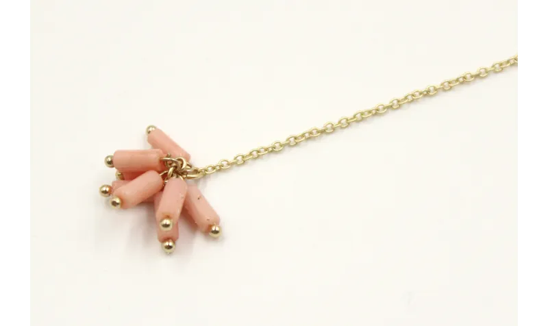 Pulsera cadena eslabón pequeño oro mate rematada c