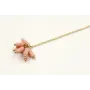 Pulsera cadena eslabón pequeño oro mate rematada c