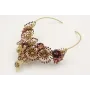 Collar en forma de V con casquillas esmaltadas en 
