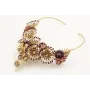 Collar en forma de V con casquillas esmaltadas en 