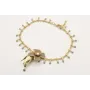 Pulsera cadena de cerillas grises rematada con cam