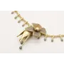 Pulsera cadena de cerillas grises rematada con cam